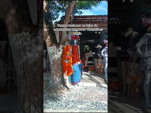 Lojas de Artesanatos de Coroa Vermelha, Bahia.#bahia #praiasdonordeste #praia #brasil #coroavermelha