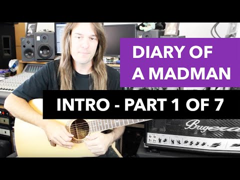 Diary Of A Madman - Intro - Ozzy Osbourne, Lesson Part 1 of 7