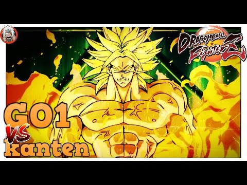 DBFZ GO1 vs kanten - (Gotenks, Krillin, Broly) vs (GokuUI, Broly, TeenGohan)