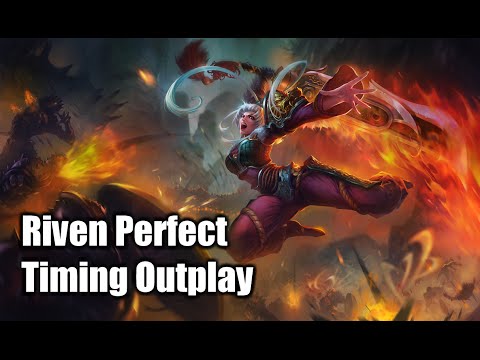 League of Legends - Riven Perfect Timing Outplay