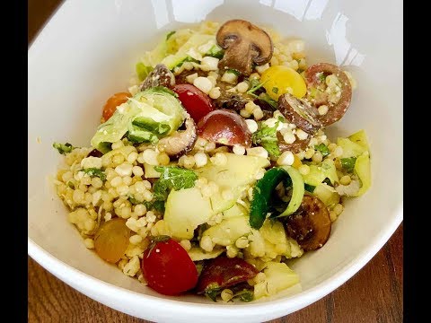Lemon Herb Couscous Salad with Summer Vegetables