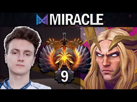 NIGMA.MIRACLE INVOKER - RANK 9 MMR - DOTA 2 7.27 GAMEPLAY