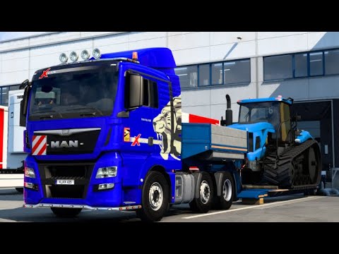 Ets2 1.40 / MAN TGX 26.500 / Stuttgart (D) - München (D) /  Promods 2.55