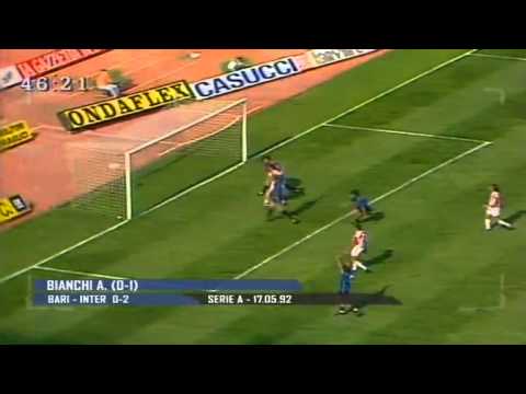 Serie A 1991-1992, day 33 Bari - Inter 0-2 (A.Bianchi, Pizzi)