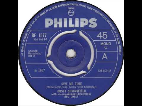 UK New Entry 1967 (139) Dusty Springfield - Give Me Time
