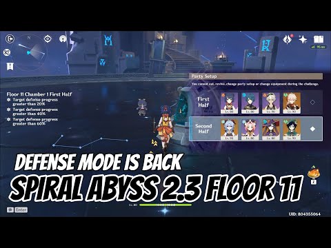 New Spiral Abyss 2.3 Floor 11 Perfect Clear National Team and Morgana Team | Genshin Impact