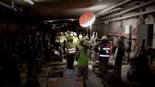 preview picture of video 'Volksstimme Augenschein im Chienbergtunnel Sissach'