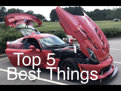 Top 5 Reasons I Love My Supercar 2017 Dodge Viper ACR Extreme