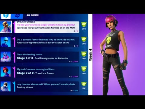 All week 4 Epic Quests Guide || Fortnite chapter 2 season 7