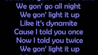 Taio Cruz-Dynamite Lyrics.flv