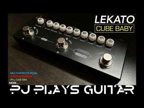 Lekato Cube Baby Multi-effects Pedal Demo and Review