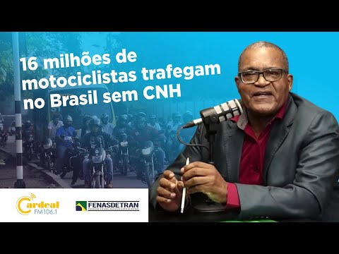 Atualmente 16 milhões de motociclistas trafegam no Brasil sem CNH