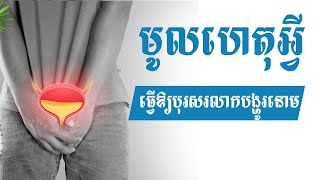 មូលហេតុដែលធ្វើឱ្យបុរសរលាកបង្ហូរនោម