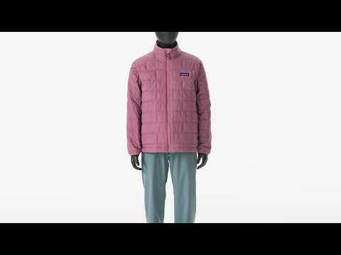 Patagonia Nano Puff Brick Quilt Jacket - Kids' - Black XS thumbnail