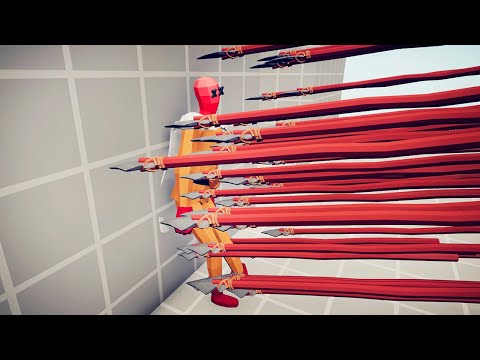 PINNING UNITS TO THE WALL WITH SPEAR GOD | TABS Totally Accurate Battle Simulator