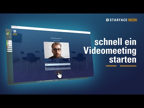 einfach schnell ein Videomeeting starten - STARFACE NEON Mini Tutorial #1