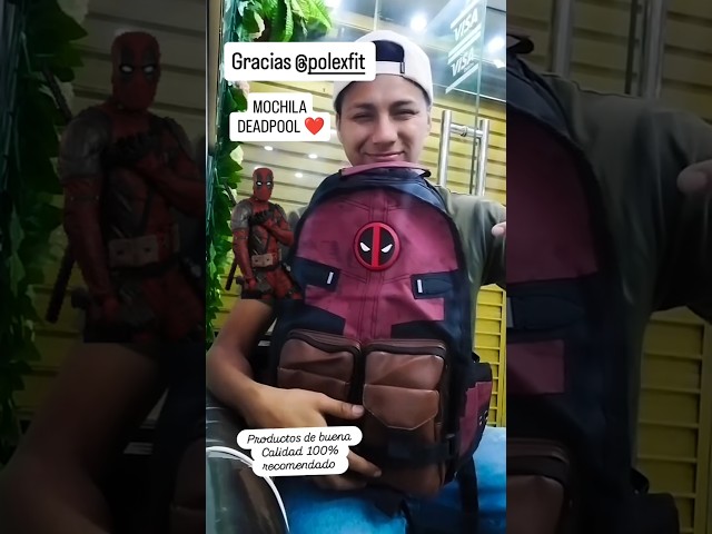 Vídeo relacionado con Marvel Mochila Deadpool Boys | Mochila negra y roja con correas ajustables | Superhéroe Equipaje Práctico y Organizado Mochila Escolar Deportiva para Niños | Regalo de merchandising de la serie