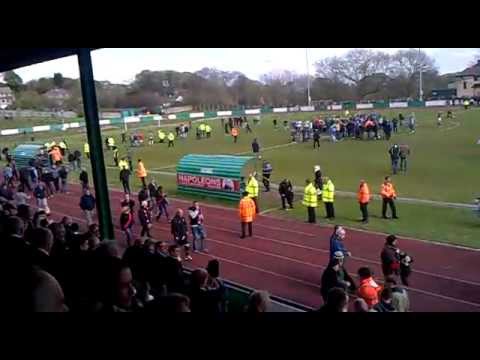 Bradford Park Avenue    V     F.C. United Of Manchester (full time whistle)
