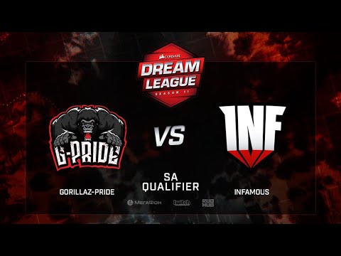 Gorillaz-Pride vs  Infamous, DreamLeague Season 11, SA QL, bo3, game 1 [Lum1Sit]
