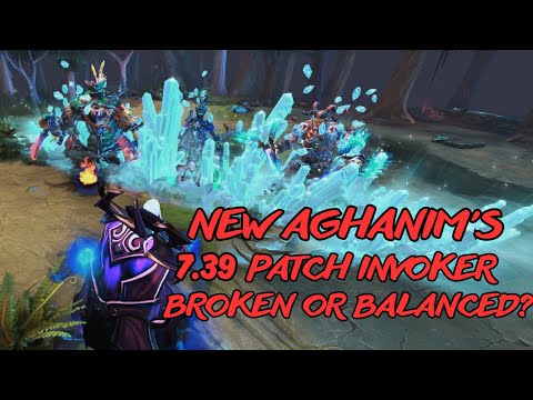 Dota 2 NEW 7.39 PATCH - INVOKER NEW AGHANIM'S SCEPTERS!