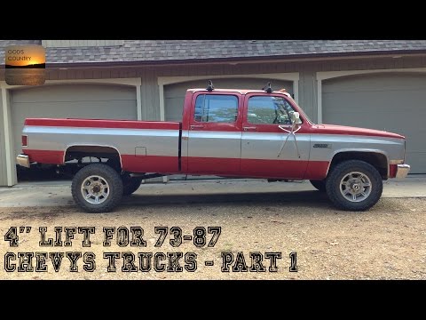 1973-1987 Chevy Truck: 4" ORD Lift Install - Part 1 (Rear)