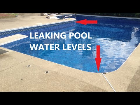 Water Level As A Pool Leak Indicator