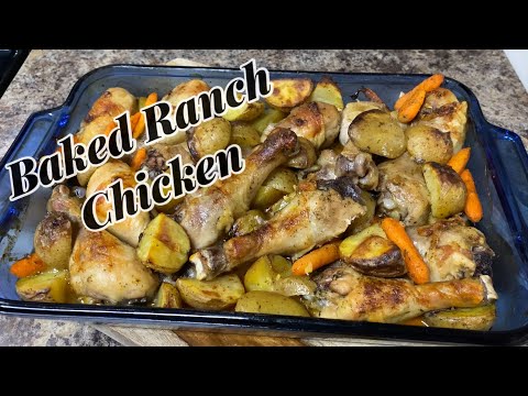 Baked Ranch Chicken | ONE PAN RECIPE