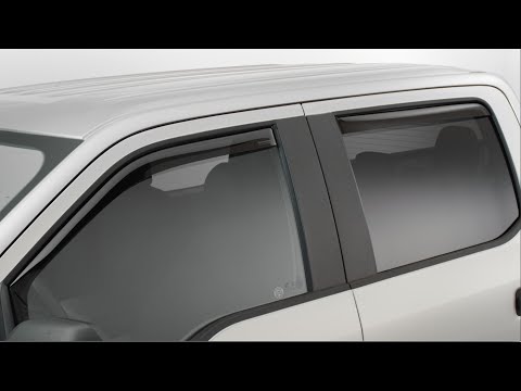 Ford F-150 WeatherTech Side Window Deflector: Installation