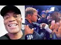 ANDERSON SILVA TALKS BEING IN DISBELIEF MEETING CANELO "IS THIS REAL? CANELO IS A GOD OF BOXING"