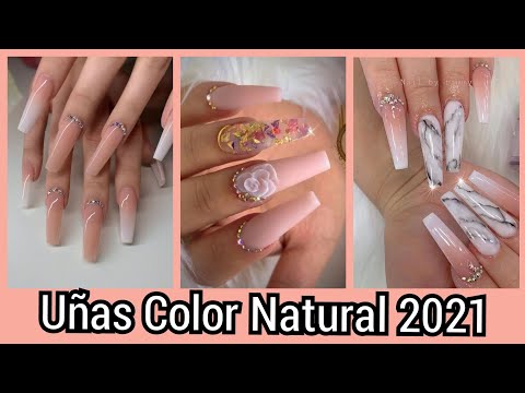 UÑAS ACRÍLICO NATURAL 2022♥♥NAIL 2022/ #ACRYLICNAIL2020/LAS MEJORES UÑAS COLOR NATURAL