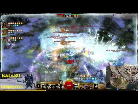 [DsD] Disidentes Baruch Bay WvsWvsW GW2 (Warrior pov Hammer Sword+Axe)-Kalaxu