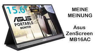 Erfahrungsbericht: Asus ZenScreen MB16AC - Externer Bildschirm
