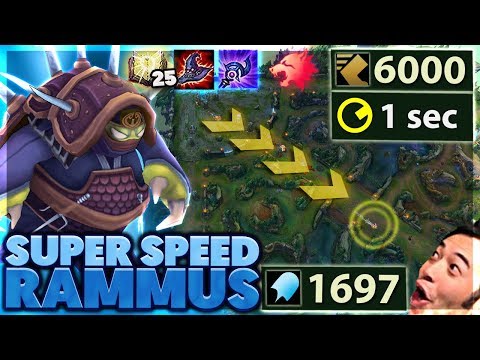 I BREAK THE RECORD | PLUSHIE GIVEAWAY | 1,000 AP SUPER SPEED RAMMUS - BunnyFuFuu