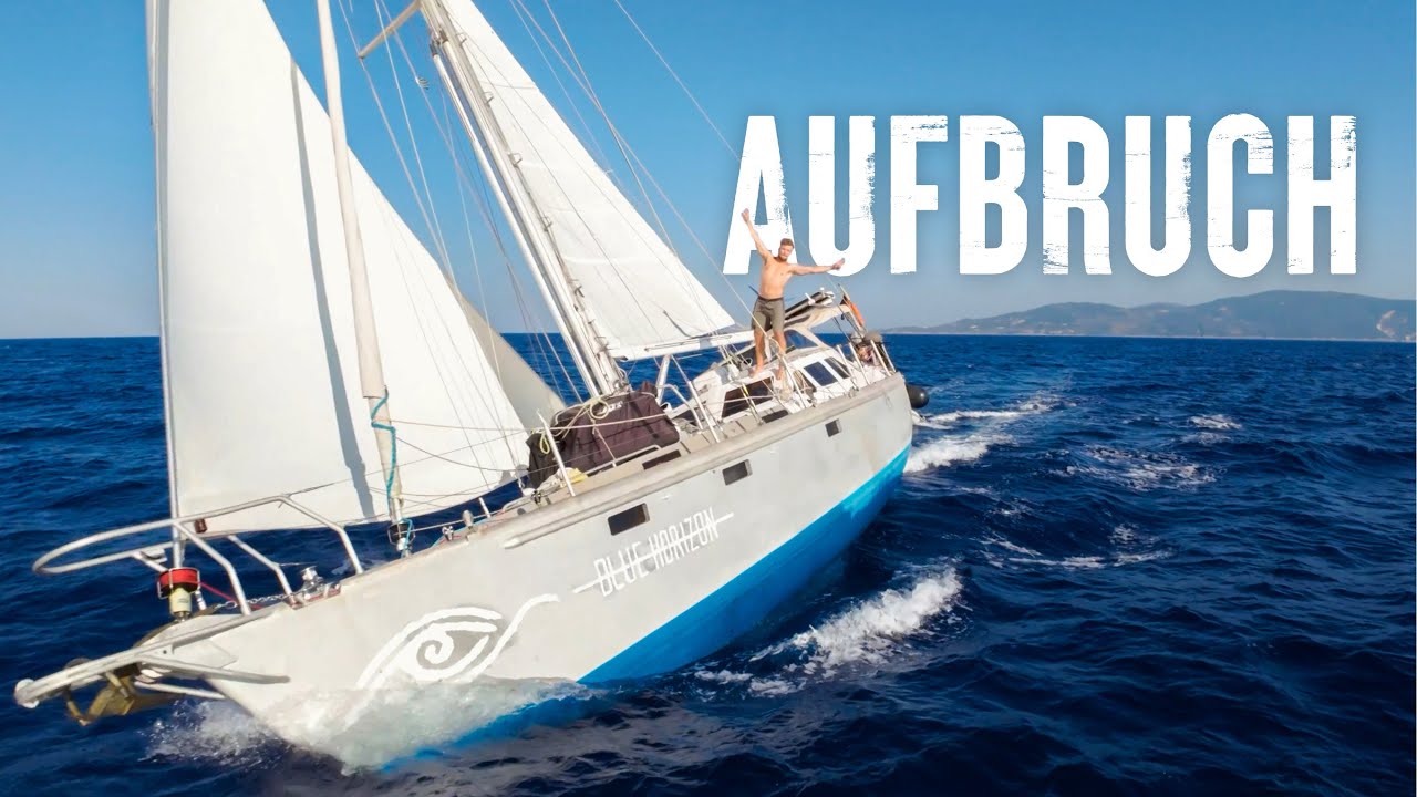 1 day in the life on a sailboat: Departure from Greece