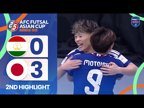 2ND HIGHLIGHT! TAJAKISTAN (0) Vs (3) JEPANG | AFC FUTSAL ASIAN CUP 2026
