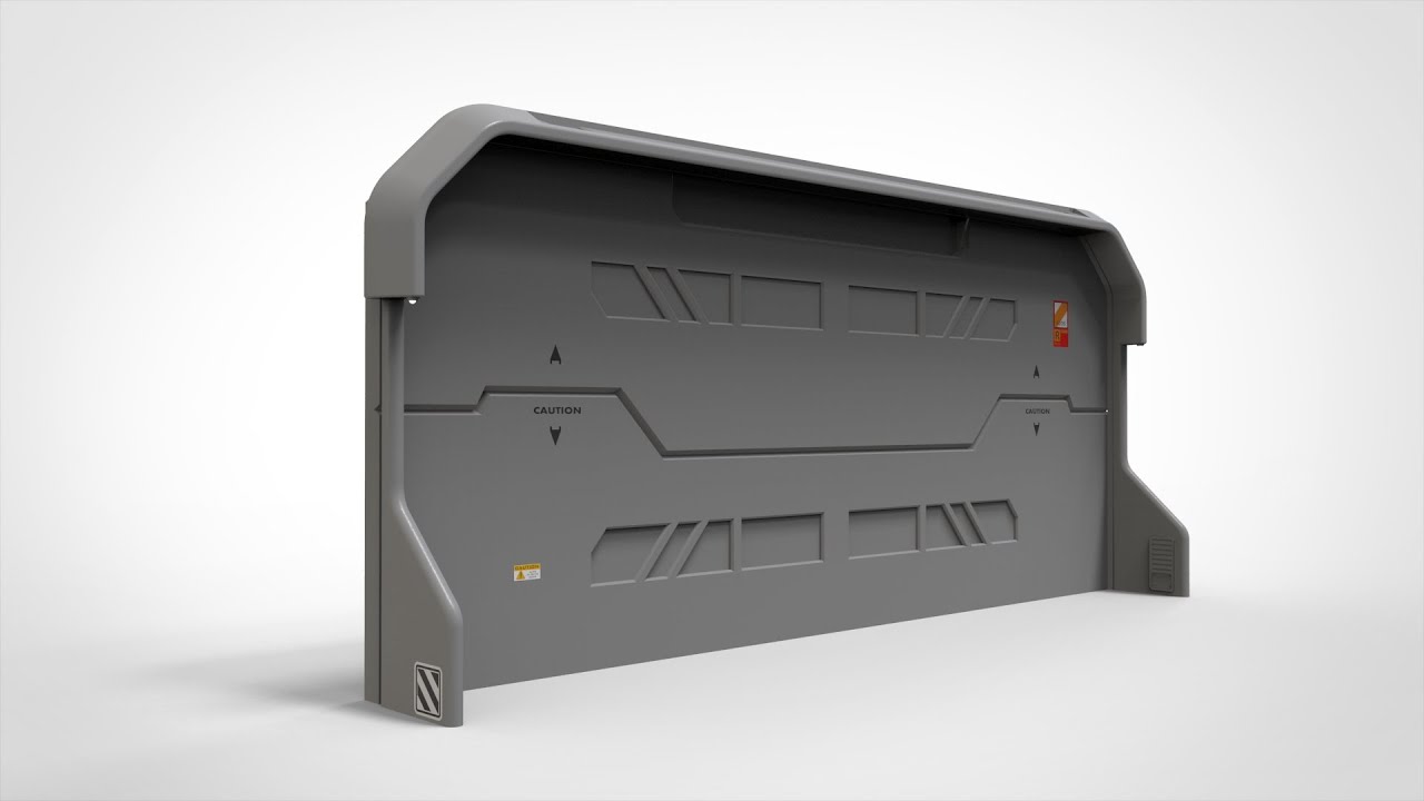 Sci fi door 3 3D Model