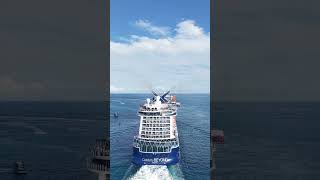 Drone Footage | Celebrity Beyond Stern View September 14, 2025 #portmiami