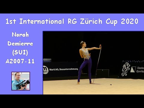 Norah Demierre (SUI) - A2007 11 - RG Zuerich Cup 2020