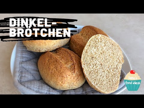 Die einfachsten DINKELBRÖTCHEN aller Zeiten | Brötchen selber backen | Sonntagsbrötchen