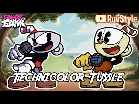 FNF Technicolor Tussle but Cuphead vs Cuphead