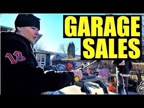 Ep105: Garage Sales STILL GOING Late in the Season!  COME WITH US & SEE WHAT WE GOT!!!