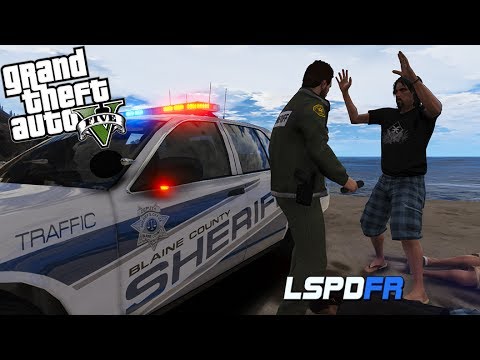 GTA 5 LSPDFR - Sheriff Division - Terrorist with Explosives!!