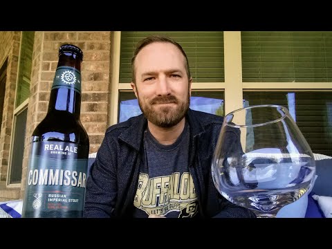 Real Ale Brewing - Commissar Russian Imperial Stout - Beer Review | Brews with Beck🍻 SUBSCRIBE!😁