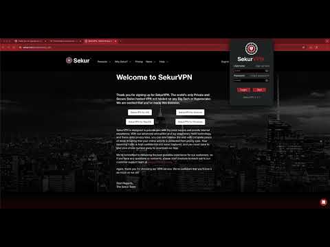 SekurVPN on MacOS