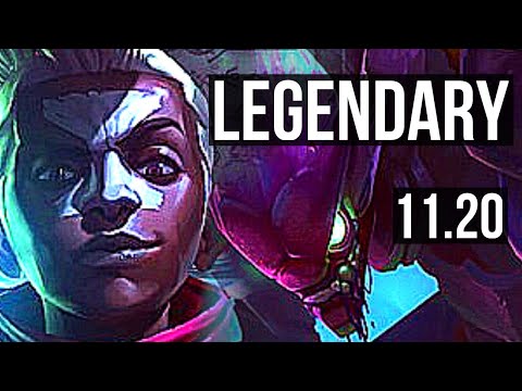EKKO vs KHA'ZIX (JUNGLE) | Quadra, Legendary, 17/3/8, 400+ games, 1.0M mastery | BR Master | v11.20