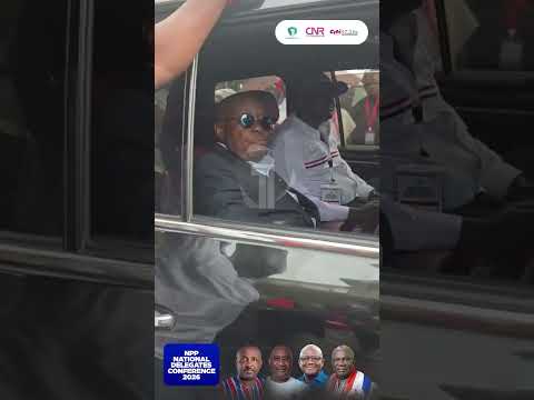 Akufo-Addo Arrives at NPP Conference in Kumasi