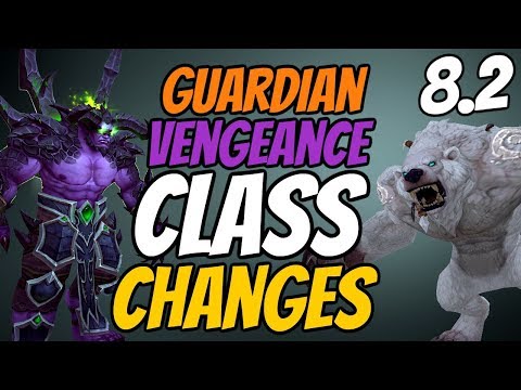 Guardian Druid & Vengeance DH Buff Wow Patch 8.2 | Upcoming PTR Class Changes | World of Warcraft