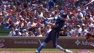 Miles Mastrobuoni hits his first career home run