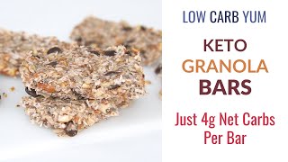 Keto Granola Bars