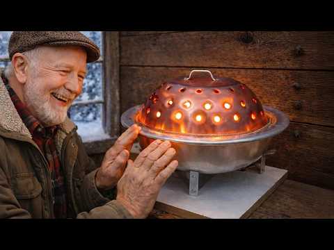 Kostenlose Heizung den ganzen Winter lang 🔥 Einfacher 3-in-1-Ofen – Kein Gas, kein Holz